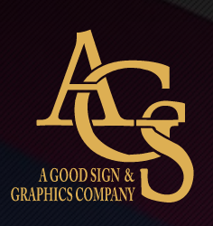 A Good Sign & Graphics Logo