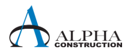 Alpha Construction (OR) Logo
