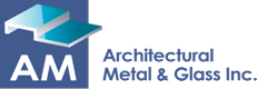 AM Architectural Metal and Glass Logo