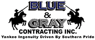 Blue & Gray Contracting Inc. Logo