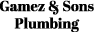 Gamez & Sons Plumbing Logo