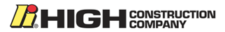 High Construction Company Logo