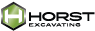 Horst Excavating Logo