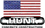 Hunt Concrete Construction Logo