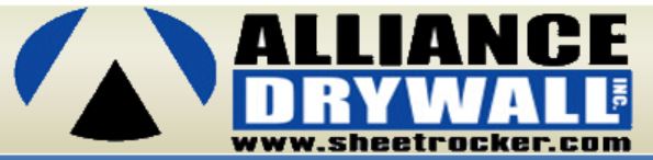 Alliance Drywall Inc. Logo