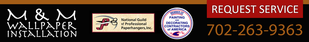 M & M Wallpaper Installation Logo